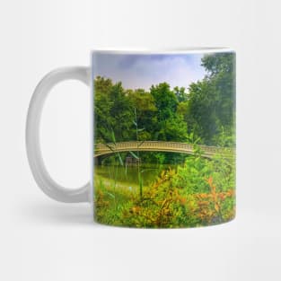 Bow Bridge Nature Lake Trees Central Park Manhattan New York City Mug